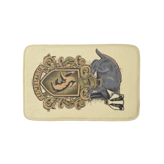 Harry Potter | Hufflepuff Crest met Badger Badmat (Voorkant)
