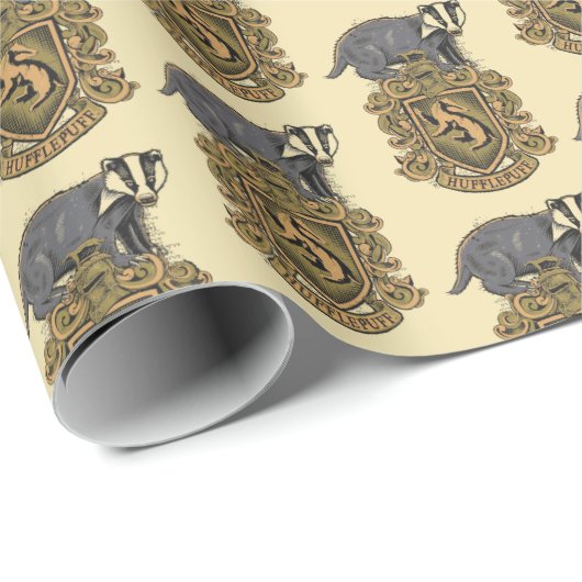 Harry Potter | Hufflepuff Crest met Badger Cadeaupapier (Rol Hoek)