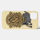 Harry Potter | Hufflepuff Crest met Badger Case-Mate iPhone Case (Achterkant (horizontaal))
