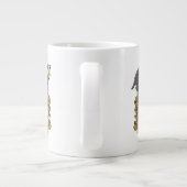 Harry Potter | Hufflepuff Crest met Badger Grote Koffiekop (Achterkant)