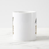 Harry Potter | Hufflepuff Crest met Badger Grote Koffiekop (Voorkant)