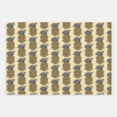 Harry Potter | Hufflepuff Crest met Badger Inpakpapier Vel (Voorkant 2)