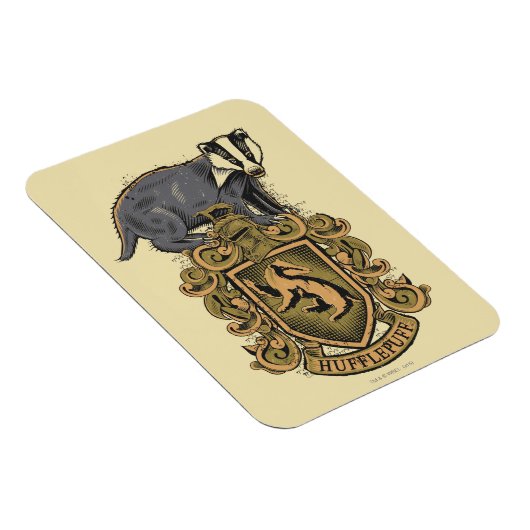 Harry Potter | Hufflepuff Crest met Badger Magneet (Rechterzijde)