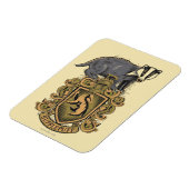 Harry Potter | Hufflepuff Crest met Badger Magneet (Linkerzijde)