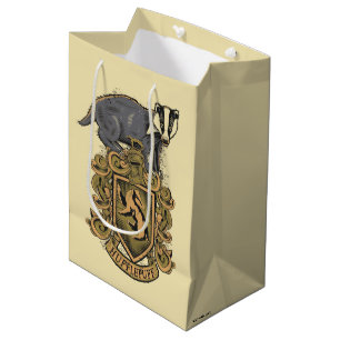 Harry Potter Hufflepuff Crest met Badger Medium Cadeauzakje