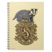 Harry Potter | Hufflepuff Crest met Badger Notitieboek (Voorkant)