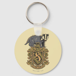 Harry Potter Hufflepuff Crest met Badger Sleutelhanger