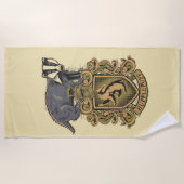 Harry Potter | Hufflepuff Crest met Badger Strandlaken (Voorkant)