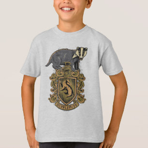 Harry Potter   Hufflepuff Crest met Badger T-shirt