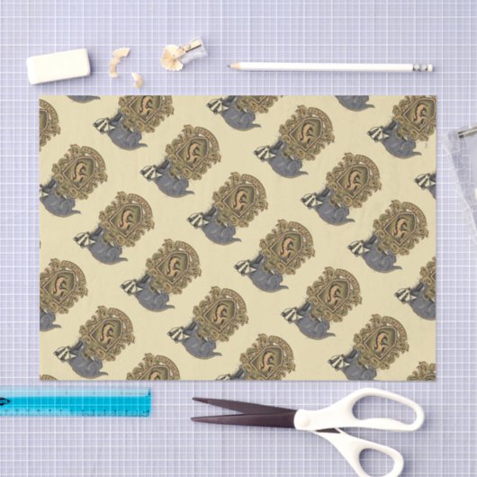 Harry Potter | Hufflepuff Crest met Badger Tissuepapier (Craft)