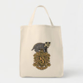 Harry Potter | Hufflepuff Crest met Badger Tote Bag (Voorkant)