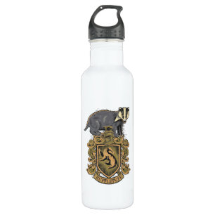 Harry Potter Hufflepuff Crest met Badger Waterfles