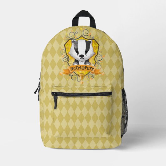 Harry Potter | HUFFLEPUFF™ Crest opladen Bedrukte Rugzak (Voorkant)