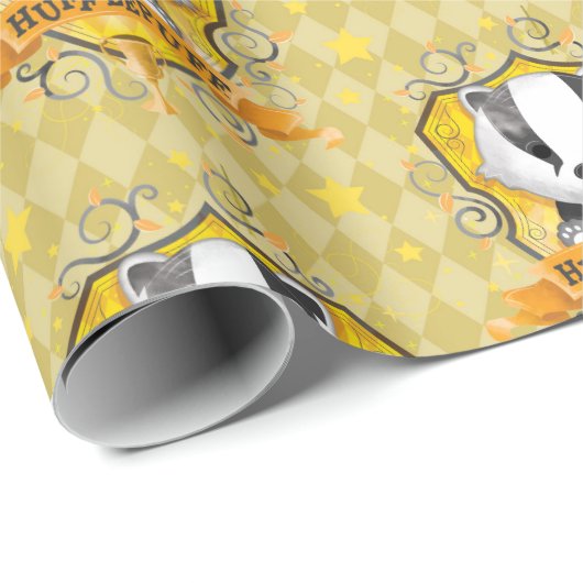 Harry Potter | HUFFLEPUFF™ Crest opladen Cadeaupapier (Rol Hoek)