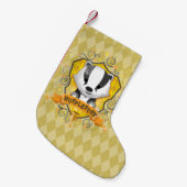 Harry Potter | HUFFLEPUFF™ Crest opladen Kleine Kerstsok (Voorkant (Hangend))