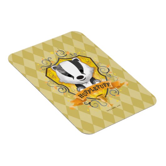 Harry Potter | HUFFLEPUFF™ Crest opladen Magneet (Rechterzijde)