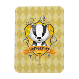 Harry Potter HUFFLEPUFF™ Crest opladen Magneet