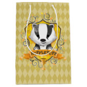 Harry Potter | HUFFLEPUFF™ Crest opladen Medium Cadeauzakje (Voorkant)