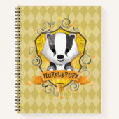 Harry Potter| HUFFLEPUFF™ Crest opladen Notitieboek (Voorkant)