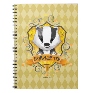 Harry Potter HUFFLEPUFF™ Crest opladen Notitieboek
