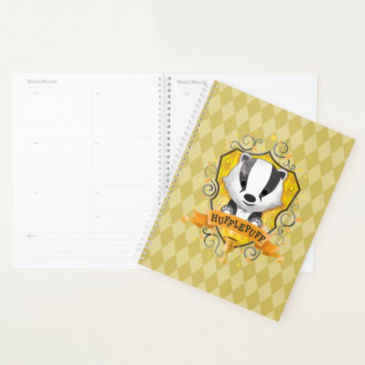 Harry Potter | HUFFLEPUFF™ Crest opladen Planner (Display)