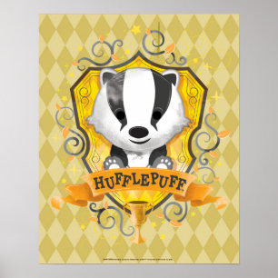 Harry Potter HUFFLEPUFF™ Crest opladen Poster