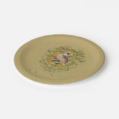 HARRY POTTER™ | HUFFLEPUFF™ Crest Papieren Bordje (Gekanteld)