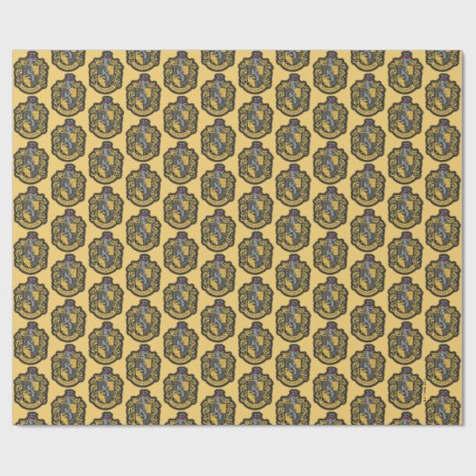 Harry Potter | Hufflepuff Crest Patch Cadeaupapier (Vlak)