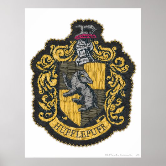 Harry Potter | Hufflepuff Crest Patch Poster (Voorkant)