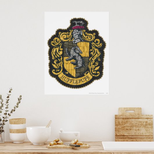 Harry Potter | Hufflepuff Crest Patch Poster (Keuken)