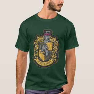 Harry Potter Hufflepuff Crest Patch T-shirt