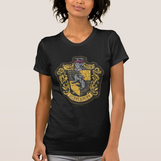 Harry Potter | Hufflepuff Crest Patch T-shirt (Voorkant)