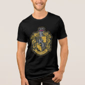 Harry Potter | Hufflepuff Crest Patch Tri-Blend Shirt (Voorkant)