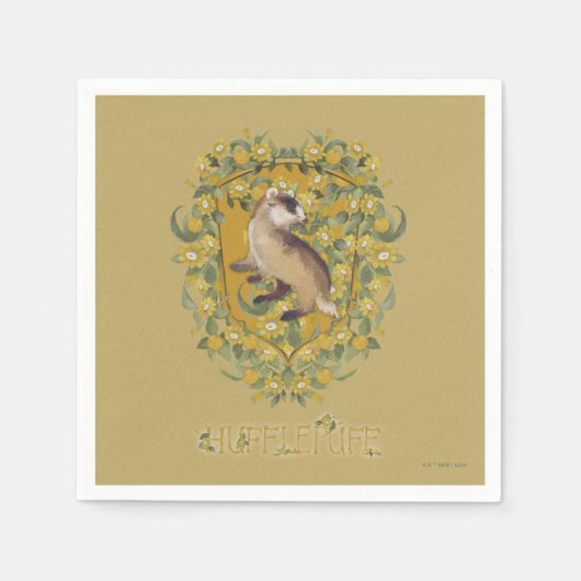 HARRY POTTER™ | HUFFLEPUFF™ Crest Servet (Voorkant)