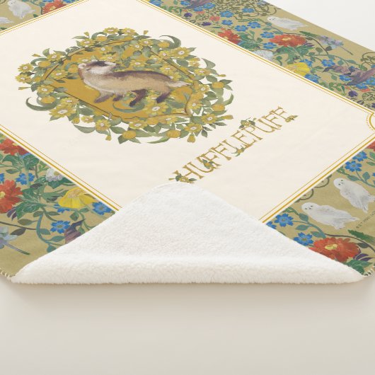 HARRY POTTER™ | HUFFLEPUFF™ Crest Sherpa Deken (3/4)