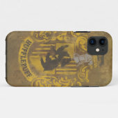 Harry Potter | Hufflepuff Crest Spray Paint Case-Mate iPhone Case (Achterkant (horizontaal))
