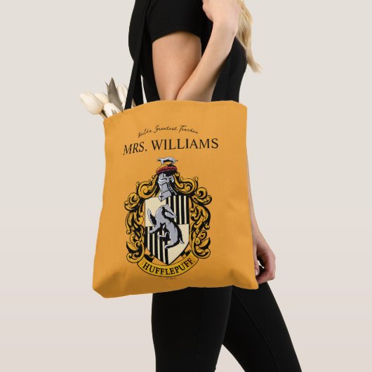 Harry Potter | Hufflepuff Crest Teacher Tote Bag (Dichtbij)