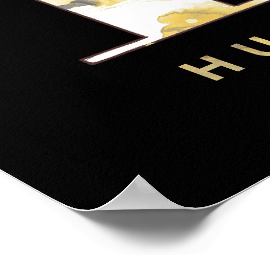 Harry Potter | HUFFLEPUFF™ Dasje Waterverf Poster (Hoek)