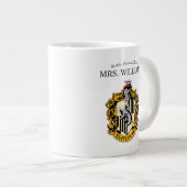 Harry Potter | Hufflepuff Docent Gepersonaliseerd Grote Koffiekop (Voorkant rechts)