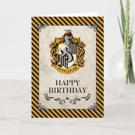Harry Potter | Hufflepuff Gefeliciteerd Kaart (Voorkant)