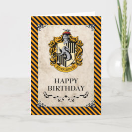 Harry Potter | Hufflepuff Happy Birthday Kaart