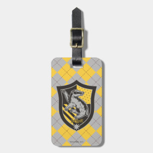 Harry Potter  Hufflepuff House Pride Crest Bagagelabel