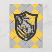 Harry Potter | Hufflepuff House Pride Crest Briefkaart (Voorkant)