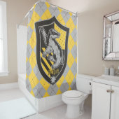 Harry Potter | Hufflepuff House Pride Crest Douchegordijn (In situ)