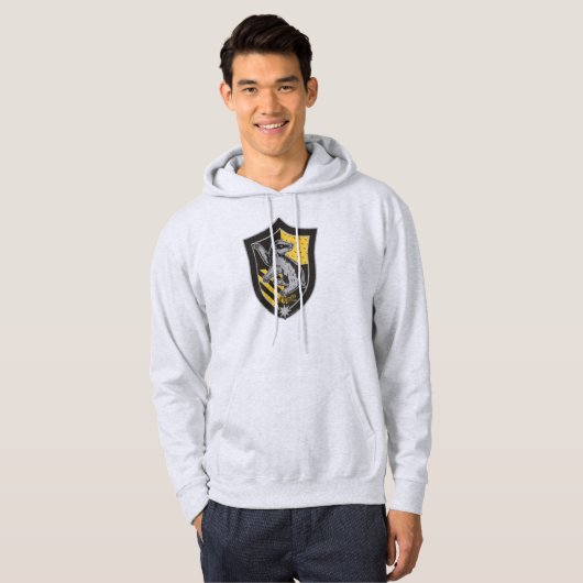 Harry Potter | Hufflepuff House Pride Crest Hoodie (Voorkant volledig)