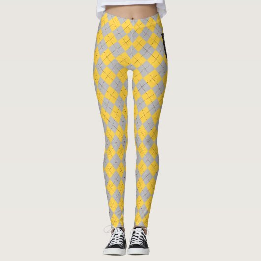 Harry Potter | Hufflepuff House Pride Crest Leggings (Voorkant)