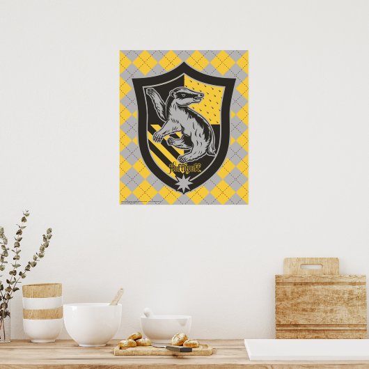 Harry Potter | Hufflepuff House Pride Crest Poster (Keuken)