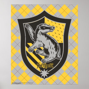Harry Potter Hufflepuff House Pride Crest Poster