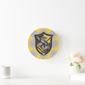 Harry Potter | Hufflepuff House Pride Crest Ronde Klok (Huis)
