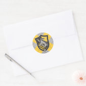 Harry Potter | Hufflepuff House Pride Crest Ronde Sticker (Envelop)